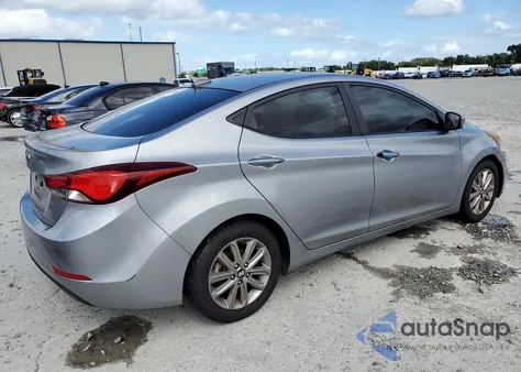 2016 Hyundai Elantra Se из США, поврежденный, VIN 5NPDH4AE0GH744416